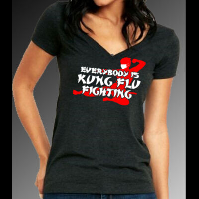 Womens Kung Flu Fighting V Thumbnail